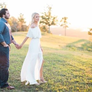 Show Me Your Mumu Maxi Ivory Dress